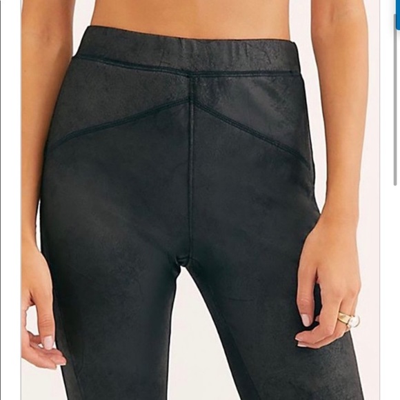 Free People Midnight Vegan Suede Skinny (cd88) - Picture 2 of 6